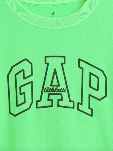 Tričko GAP T-Shirt Heavyweight Athletic Logo Zelené | 780335-01, 1