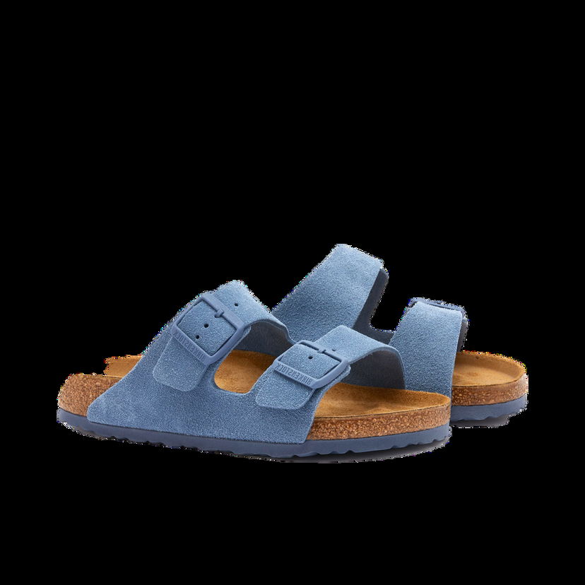 Tenisky a topánky Birkenstock Arizona Elemental Blue Suede Modrá | 1026729