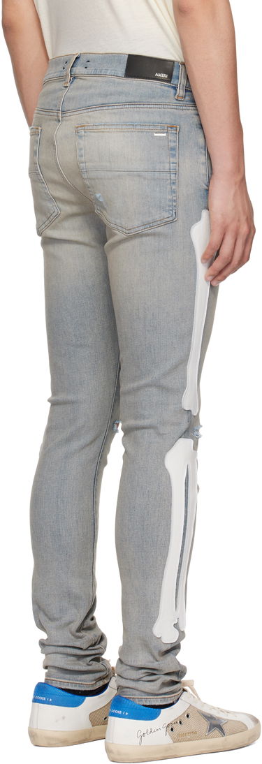 Džínsy AMIRI AMIRI Bones Slash Jeans Modrá | AMDNSY1157, 2