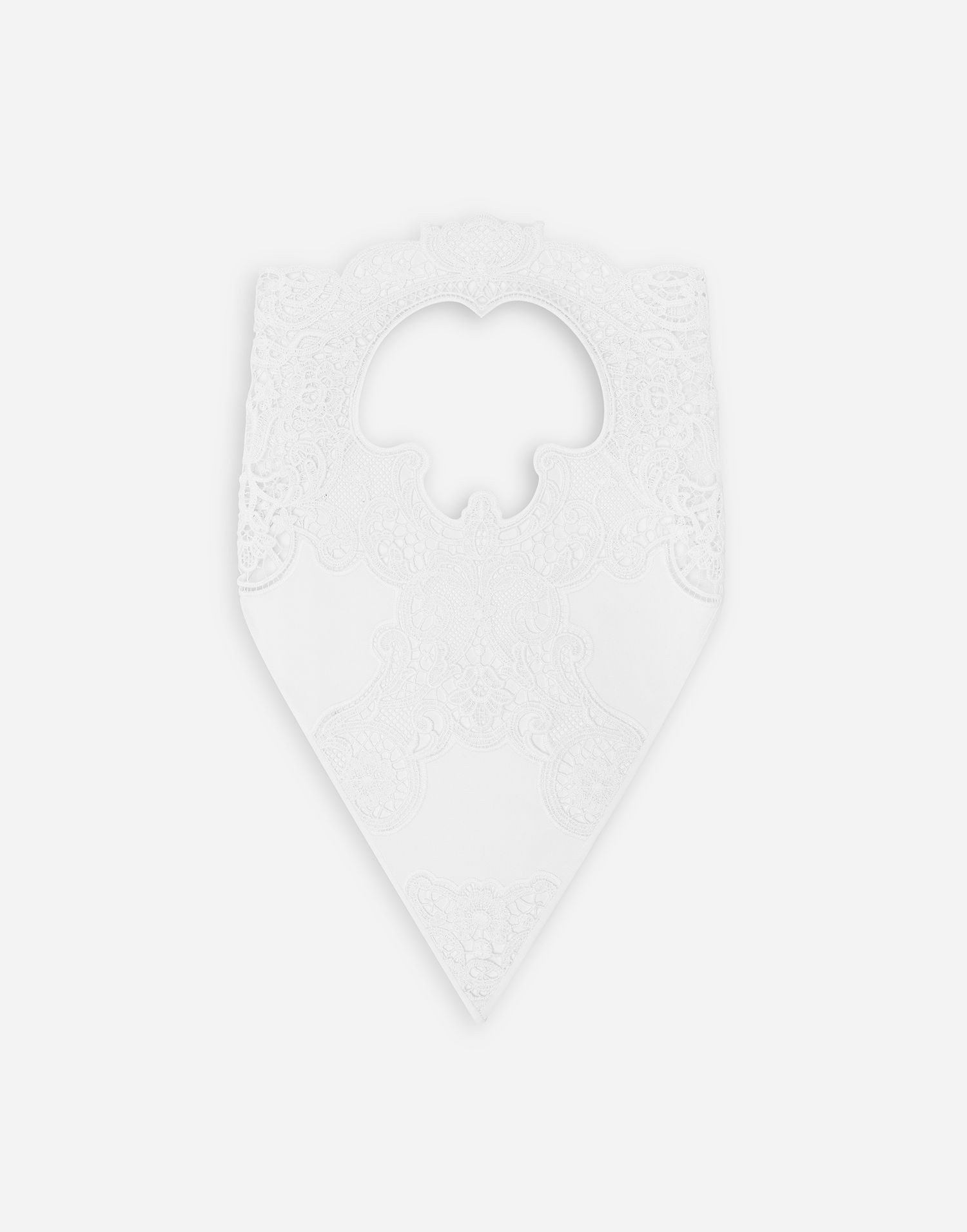 Šál Dolce & Gabbana Cotton Veil With Cut-Out Detailing Biela | FS311AFG5BJW0800, 0