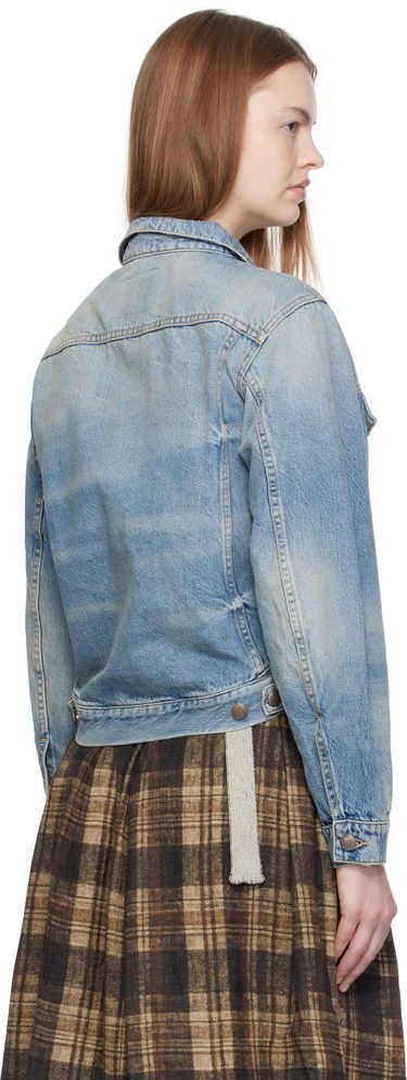 Bunda R13 R13 Wrap Around Trucker Jacket Modrá | R13WD182-D343A, 2