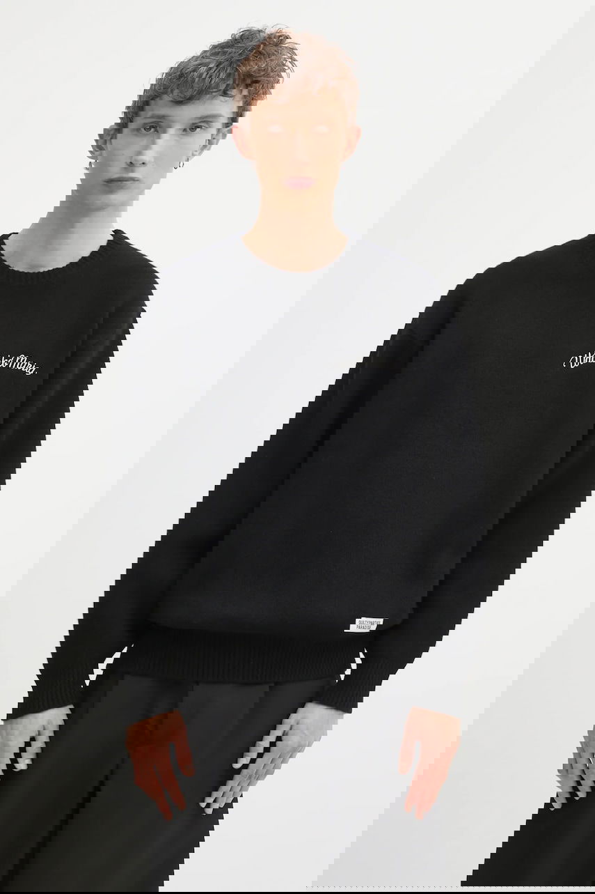 Sveter WACKO MARIA Wacko Maria Classic Crew Neck Sweater Čierna | 25FW.WMK.KN12, 0