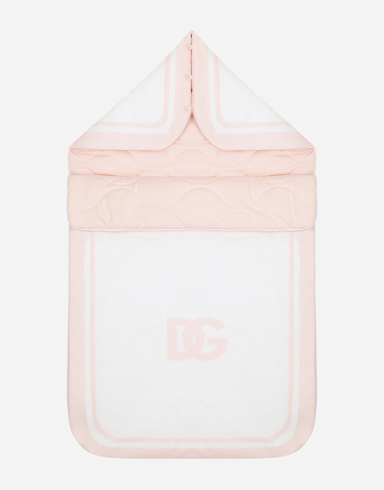 Pyžamo Dolce & Gabbana Dolce & Gabbana Jersey Sleep Sack with Logo Print Ružová | LNJAD8G7L5FS9000, 0