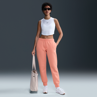 Tepláky Nike Sportswear Phoenix Fleece Mid-Rise Joggers Oranžová | FZ7626-844, 4