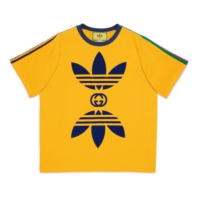 Tričko Gucci Cotton Jersey T-Shirt Žltá | 691636-XJEKR-7219, 0