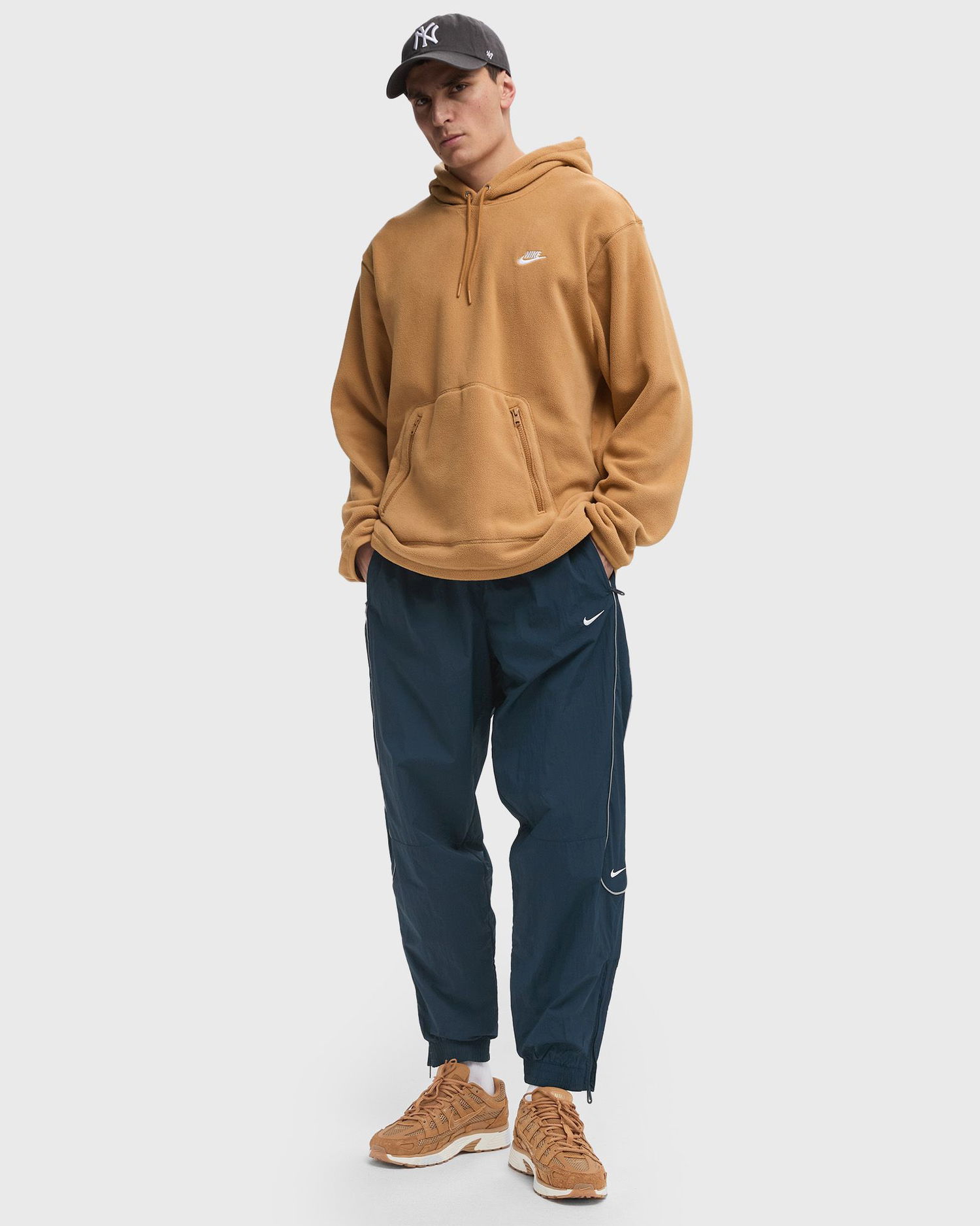 Mikina Nike Winterized Fleece Pullover Hoodie Béžová | FZ0660-224, 1