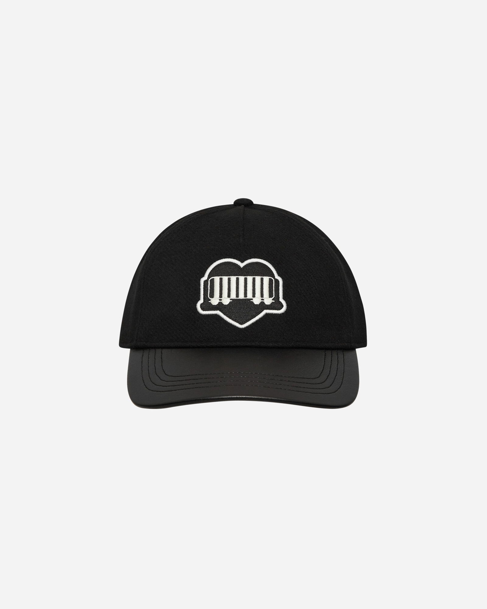 Heart Train Cap Black