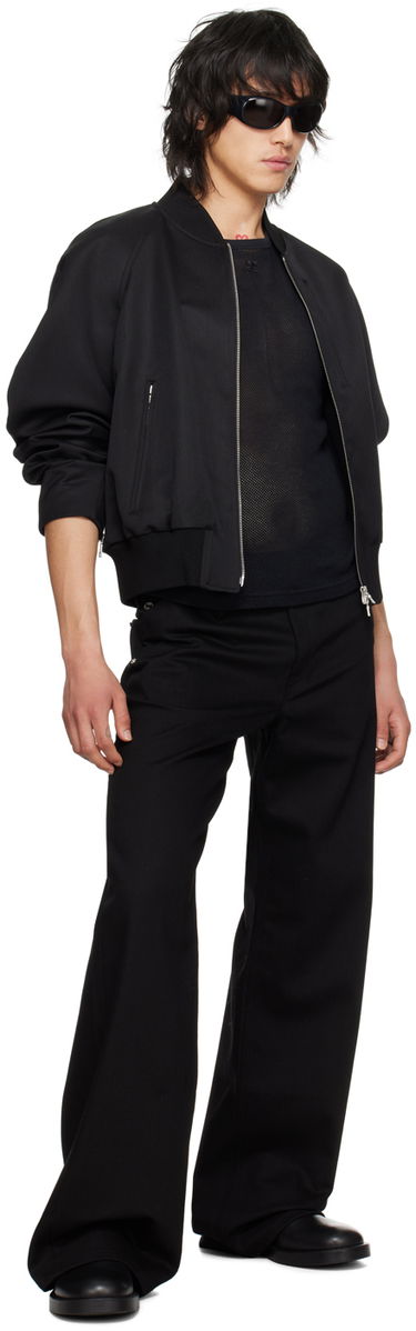 Cargo nohavice Courrèges Courrèges Sailor Jeans Čierna | 124DPA188DE0020, 3