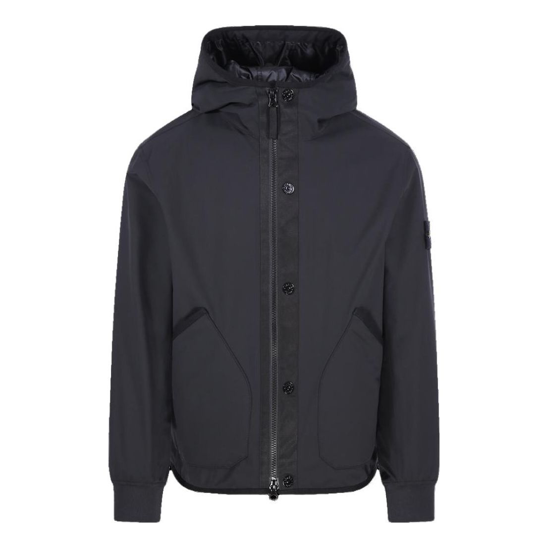 Vetrovka Stone Island Shell R Hooded Jacket Čierna | 791541027-V0029, 0