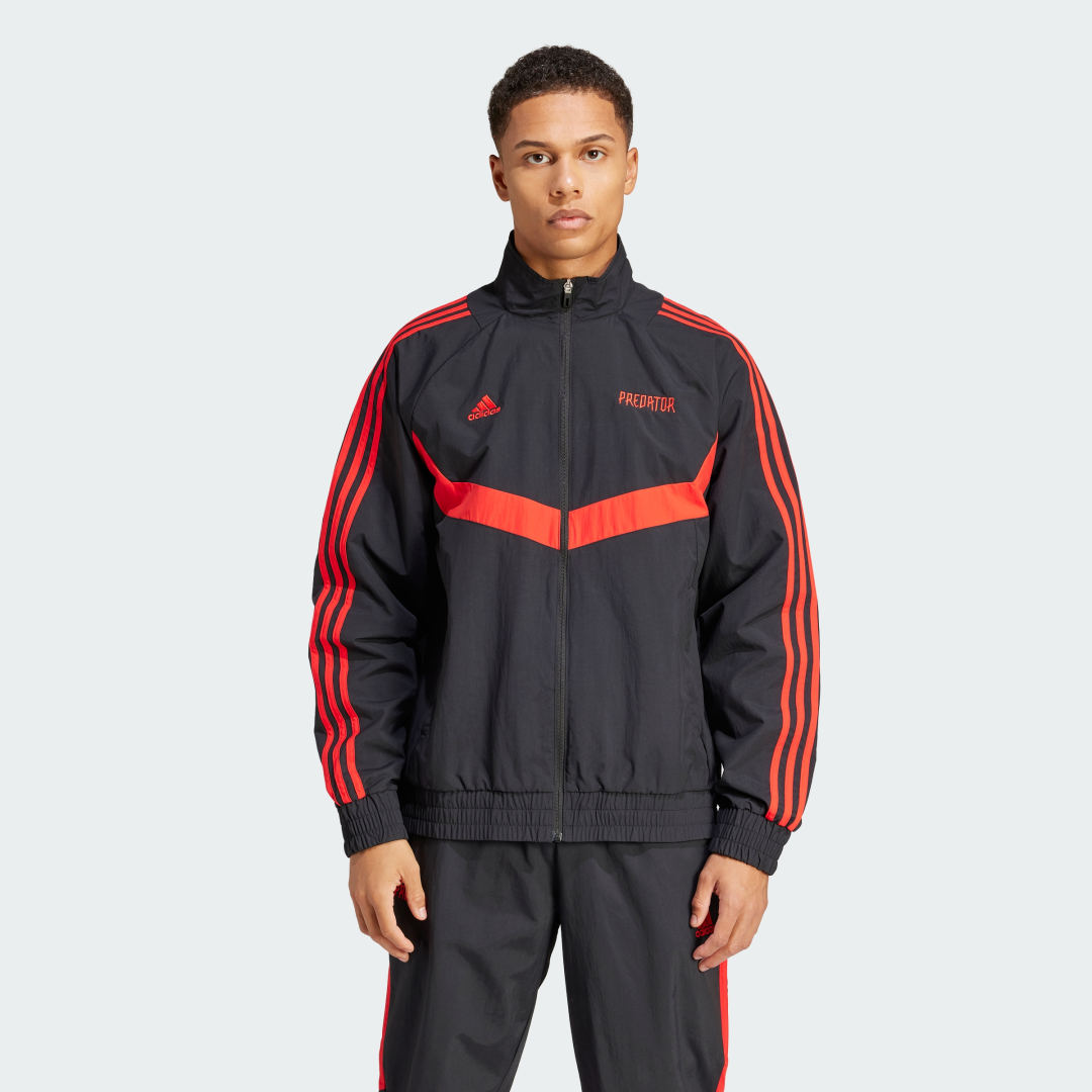 Bunda adidas Performance Predator 30th Anniversary Woven Track Top Čierna | IM8696, 0