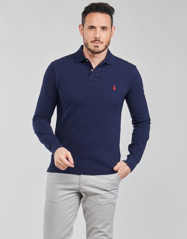 Tričko Polo by Ralph Lauren Long Sleeve T-shirt Navy | 710681126038-NOS, 1