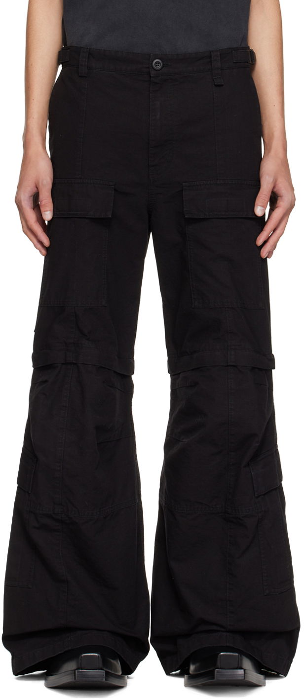 Cargo nohavice Balenciaga Flared Cargo Pants Čierna | 768810-TKP27-1000, 0