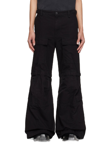Cargo nohavice Balenciaga Flared Cargo Pants Čierna | 768810-TKP27-1000