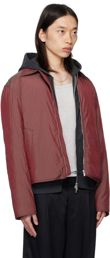 Bunda OUR LEGACY Our Legacy Slight Hooded Jacket Vínová | M4251SS, 1