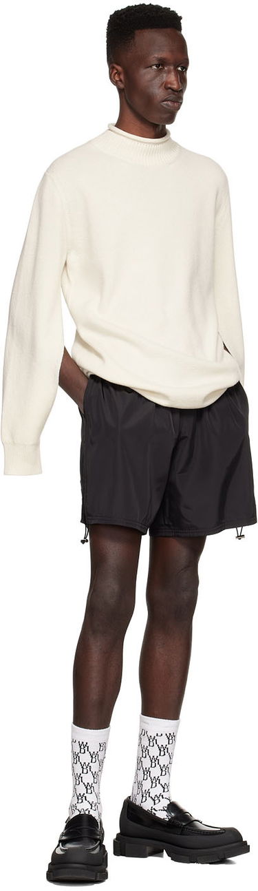 Sveter We11done Cashmere Mock Neck Sweater Biela | WD-KT1-22-653-U-IV, 3