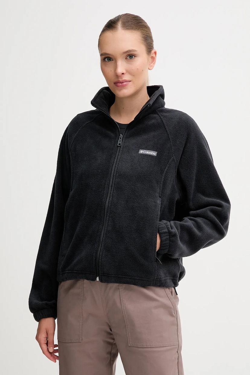 Mikina Columbia Benton Springs Smooth Fleece Jacket Čierna | 2136221