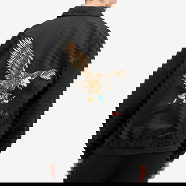 Vetrovka Fucking Awesome Washed Harrington Jacket Čierna | FA1960-BLK, 3