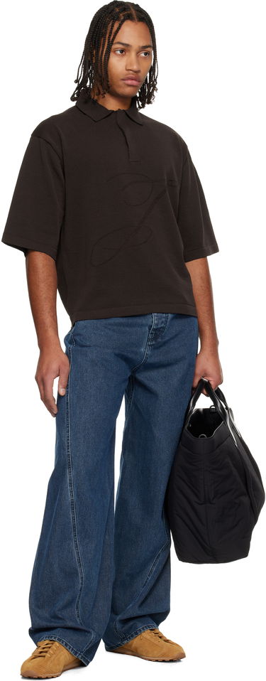 Polo tričko Jacquemus Lino Polo Hnedá | 25HPOM00602AK00263, 3