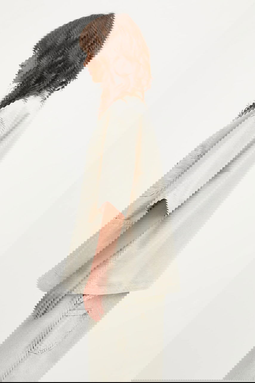 Košeľa Carhartt WIP Michigan Short-Sleeve Linen Blend Regular Fit Classic Collar Shirt Béžová | I035573.502, 1