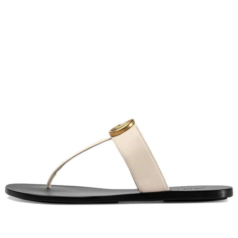 Tenisky a topánky Gucci Double G Thong Sandal Biela | 497444-A3N00-9022, 0