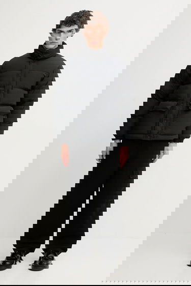 Prešívaná bunda MAISON KITSUNÉ Maison Kitsuné Oversize Quilted Puffer Čierna | PM02230WQ4070, 6