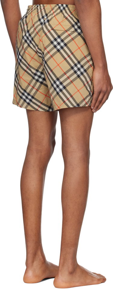 Plavky Burberry Burberry Check Swim Shorts Béžová | 8108203, 2