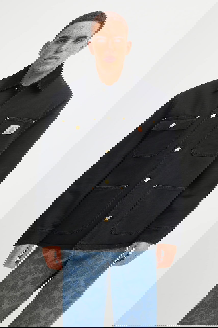 Bunda Carhartt WIP Cotton Transitional OG Chore Coat Čierna | I035613.00E4O, 0