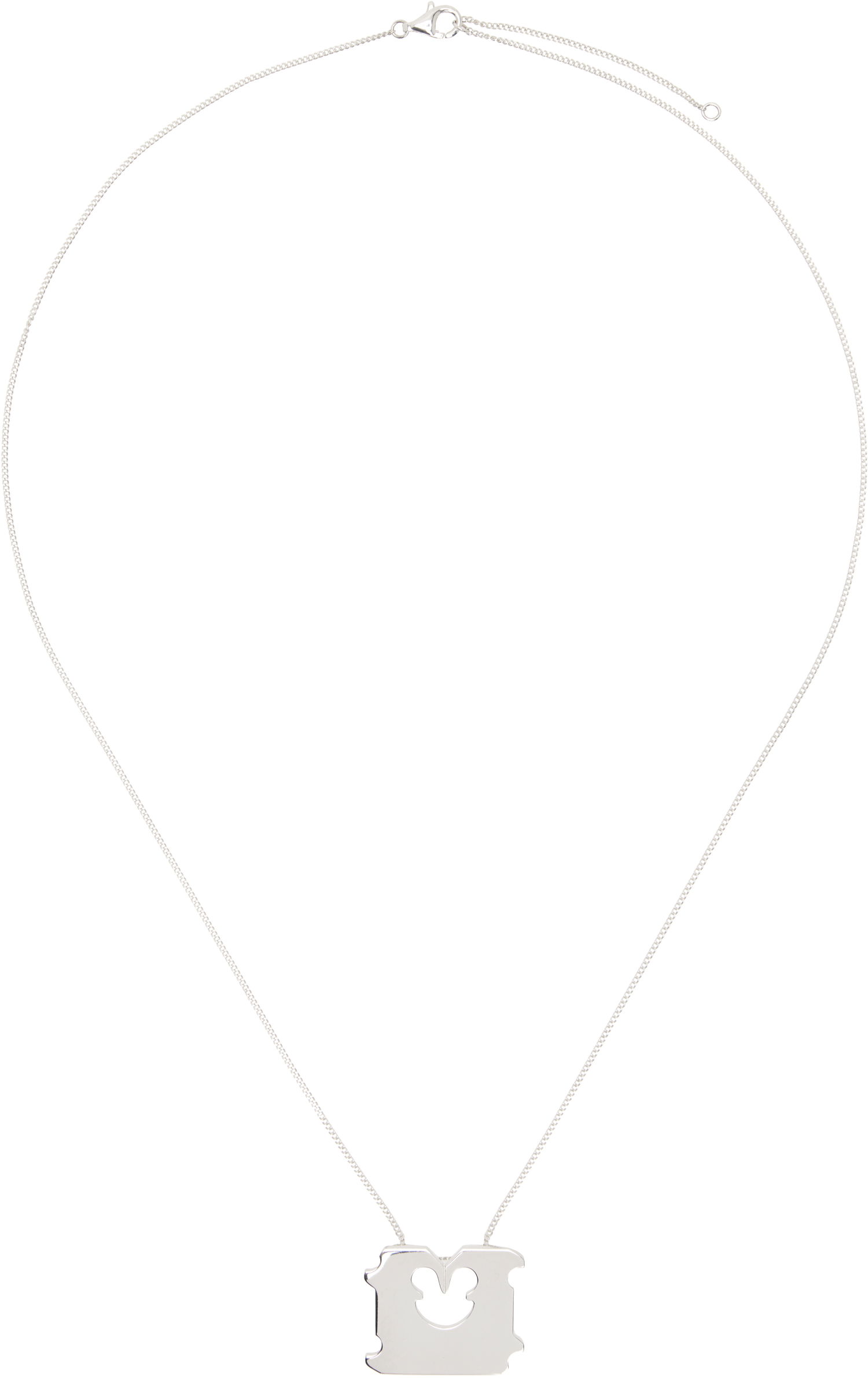 Náhrdelník OUR LEGACY OUR LEGACY Bread Clamp Pendant Necklace Metalická | A4248BSS, 0