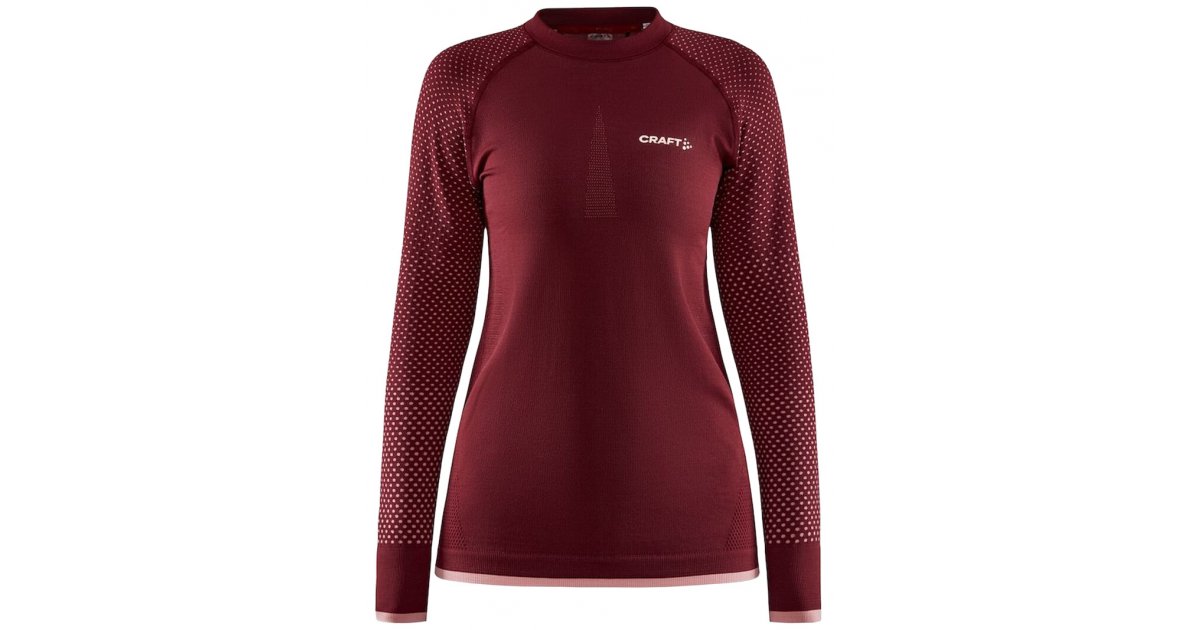 Tričko Craft ADV Warm Fuseknit Intensity Top Vínová | 1909735-488718, 1