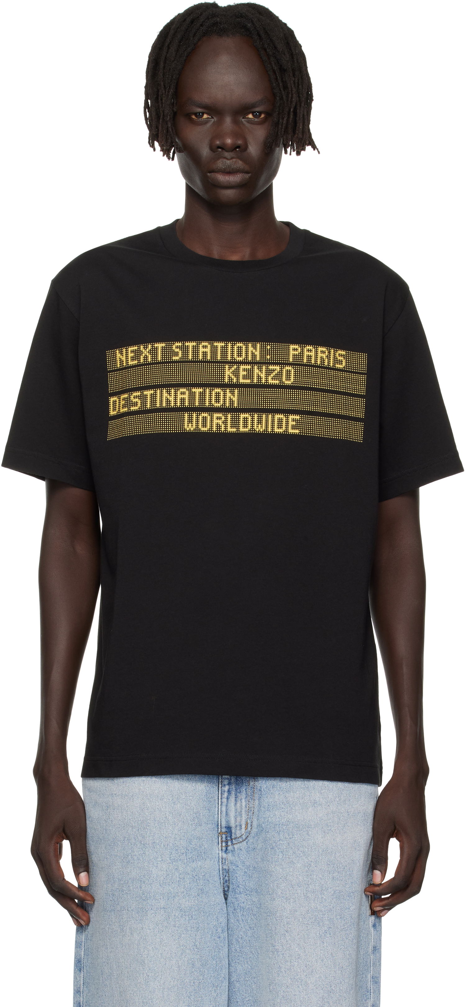 Tričko KENZO Kenzo Paris 'KENZO City' T-Shirt Čierna | FF65TS2574SG, 0