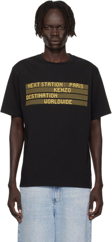 Tričko KENZO Kenzo Paris 'KENZO City' T-Shirt Čierna | FF65TS2574SG, 0