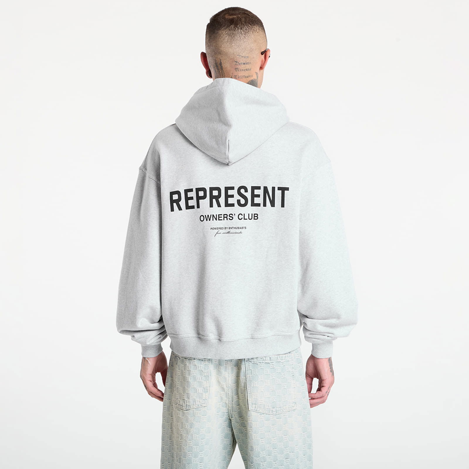 Owners Club Zip Hoodie Grey