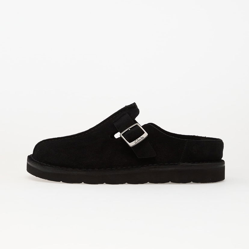 Tenisky a topánky Clarks Solsbury Mule Black Suede Čierna | 26180879