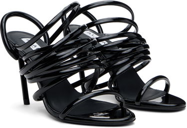 Tenisky a topánky Alaïa ALAÏA Glossy Multistrap Stiletto Heel Sandals Čierna | AA3S118TK049, 3