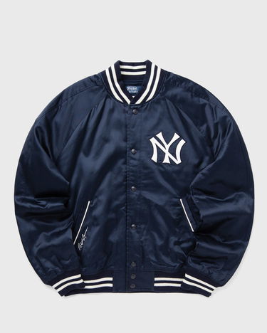 Bomber bunda Polo by Ralph Lauren Yankees Satin Bomber Jacket Navy | 710967439001, 1