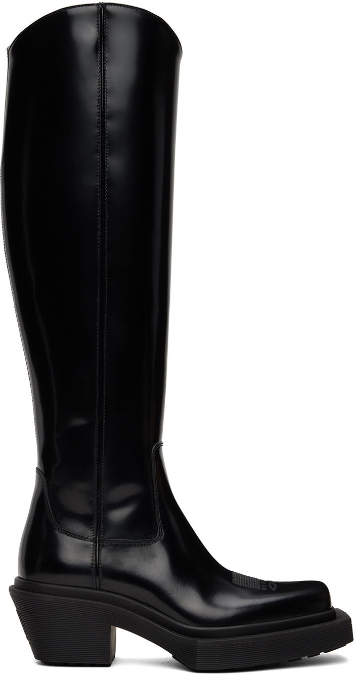 Starostlivosť o obuv VETEMENTS VTMNTS Neo Western Tall Boots Čierna | VL14BO100B, 0