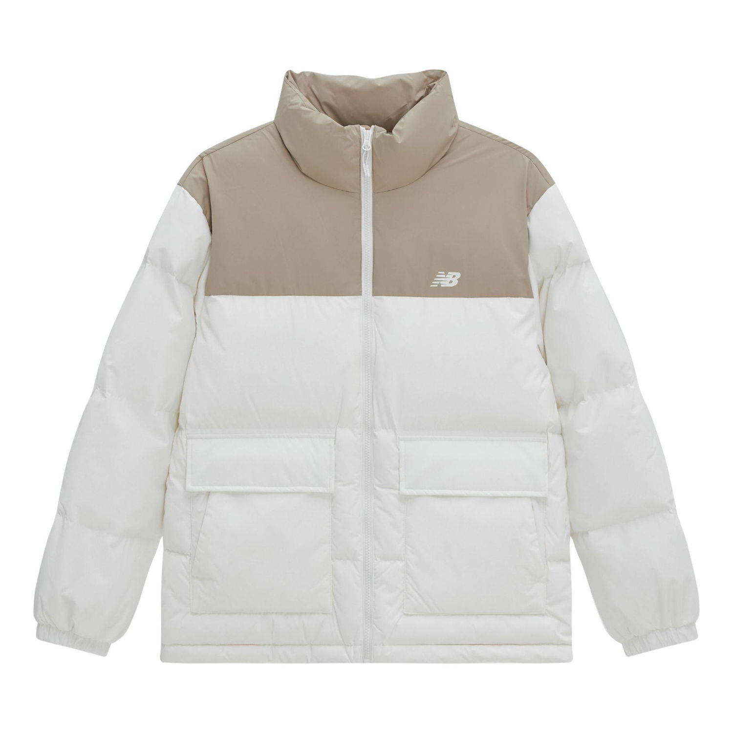 Parka New Balance Academy Puffer Down Jacket Béžová | AMJ34304-CIC, 0