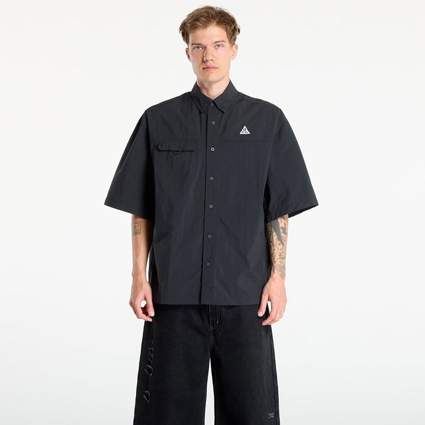 Košeľa Nike ACG ACG "Orb Weaver" UV Repel Short-Sleeve Shirt Čierna | HJ2883-010