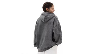 Mikina Vans Symbolism Oversized Hoodie Šedá | VN0A7RNEBLK, 2