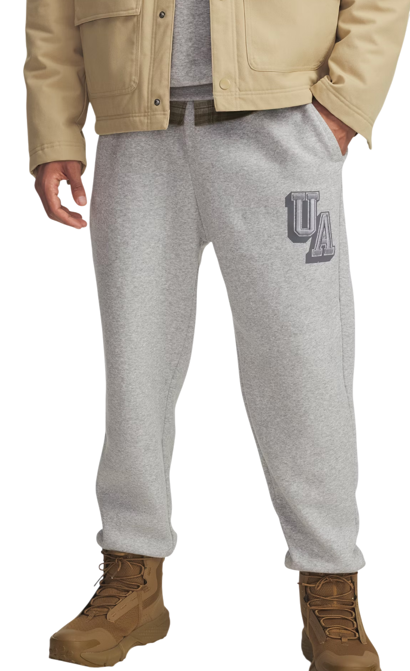 Tepláky Under Armour Under Armour Icon Fleece Graphic Joggers Šedá | 6003934-011, 0