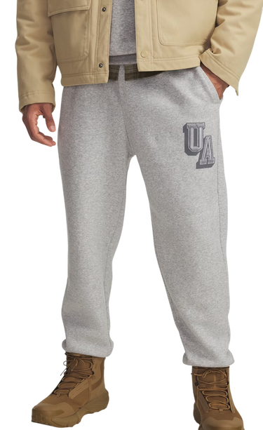 Tepláky Under Armour Under Armour Icon Fleece Graphic Joggers Šedá | 6003934-011, 0