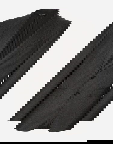 Bunda Dolce & Gabbana Single-breasted Wool Taormina-fit Jacket Šedá | G2TL2TFU21QS8290, 0