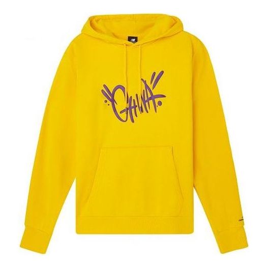 Mikina New Balance Graphic Print Hoodie Žltá | AMT03370-YL