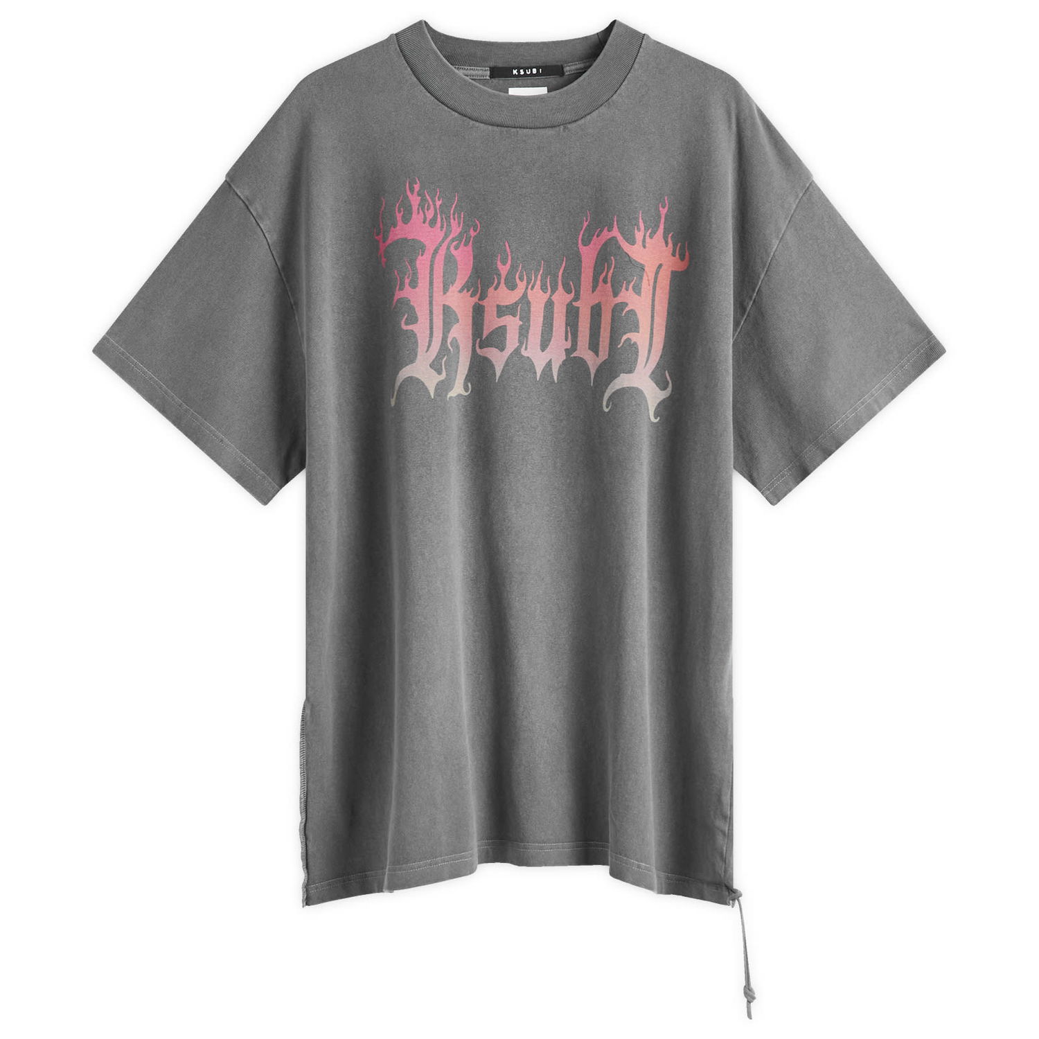 Tričko Ksubi Fuego Ekcess T-Shirt, Size Large Šedá | MPS25TE026, 0