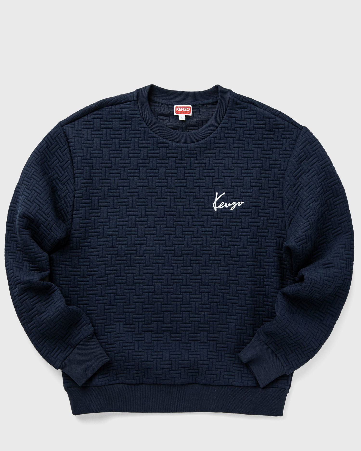 Mikina KENZO WEAVE CLASSIC SWEATSHIRT Navy | FE65SW2154MU.79, 0