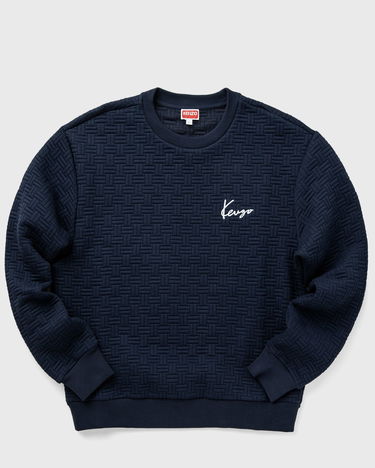 Mikina KENZO WEAVE CLASSIC SWEATSHIRT Navy | FE65SW2154MU.79, 0