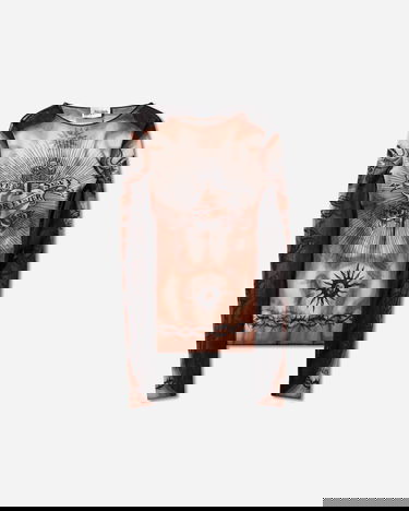 Tričko Jean Paul Gaultier Re-Edition Safe Sex Tattoo Longsleeve Top Rôznofarebný | 26-01-W-TO456-M026P 636000, 0