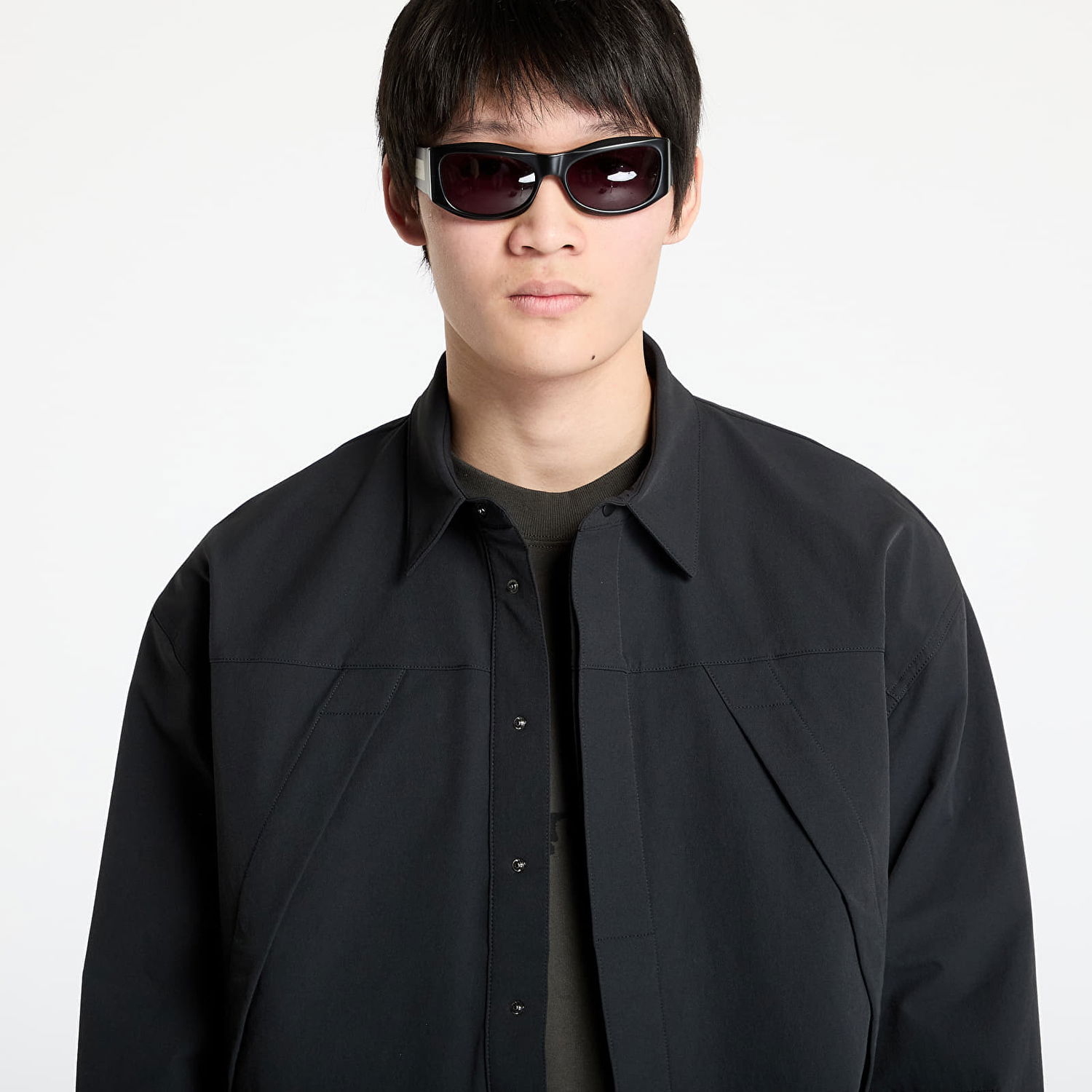 Košeľa ROA ROA Utility Overshirt Čierna | RBMW0372FA264 BLK0001, 1