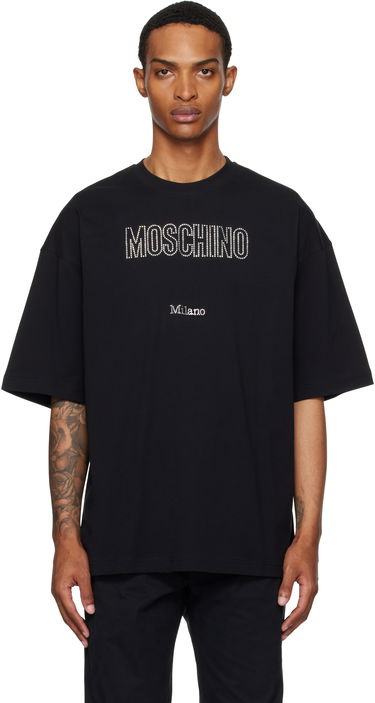 Tričko Moschino Moschino Organic Decorated T-Shirt Čierna | 252ZZ071052411555, 0