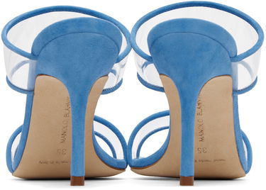 Doplnky Manolo Blahnik Manolo Blahnik INVYMU Heeled Sandals Modrá | 422-1416, 1
